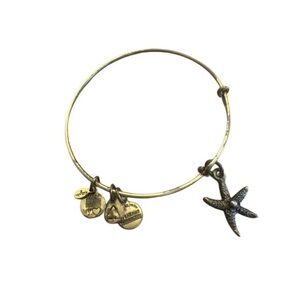 Alex and Ani Gold Starfish Charm Bracelet
